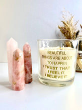 Load image into Gallery viewer, Rose Quartz: Manifestation Candle Range