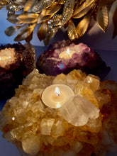 Load image into Gallery viewer, Citrine Candle Holders