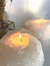 Load image into Gallery viewer, White Quartz Tea Light Holder