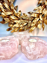 Load image into Gallery viewer, Rose Quartz Tea Light Holder