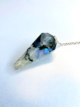 Load image into Gallery viewer, Rainbow Moonstone Pendulum