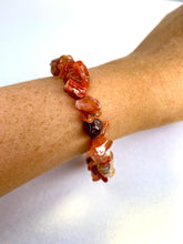 Load image into Gallery viewer, Carnelian Chipped Bracelet