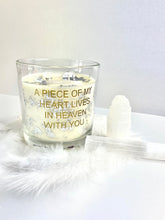 Load image into Gallery viewer, Angelic Candle - A Piece Of My Heart Lives In Heaven With You