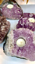 Load image into Gallery viewer, Amethyst Candle Holders