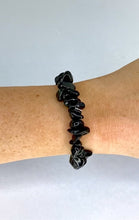 Load image into Gallery viewer, Black Obsidian Chipped Bracelet