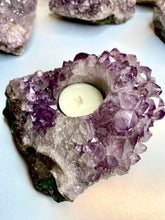 Load image into Gallery viewer, Amethyst Candle Holders